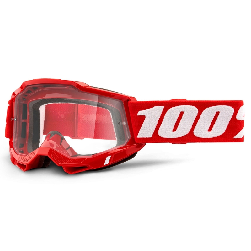 Γυαλιά Motocross 100% ACCURI 2 κόκκινο (διαφανές plexi)