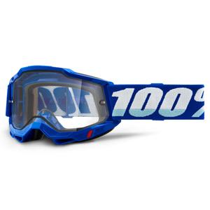 Γυαλιά Motocross 100% ACCURI 2 μπλε (διπλό διαφανές plexi)