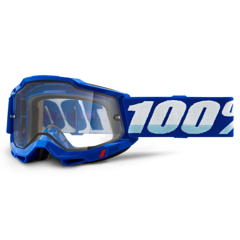 Γυαλιά Motocross 100% ACCURI 2 μπλε (διπλό διαφανές plexi)