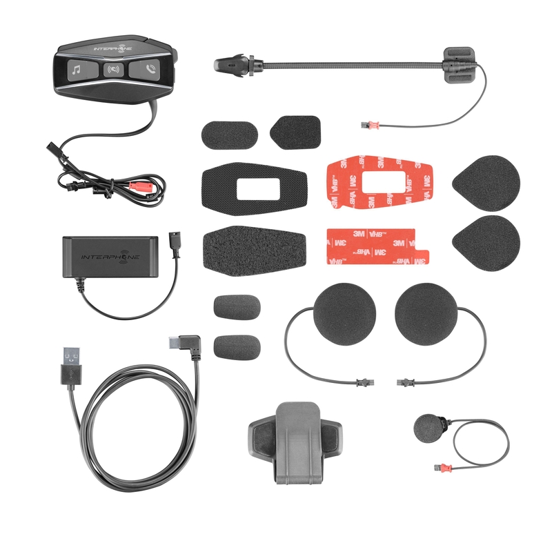 Bluetooth Interphone hands-free U-COM16 - Διπλή Συσκευασία