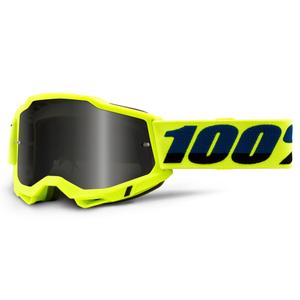 Γυαλιά Motocross 100% ACCURI 2 fluo κίτρινο (καπνιστό plexi)