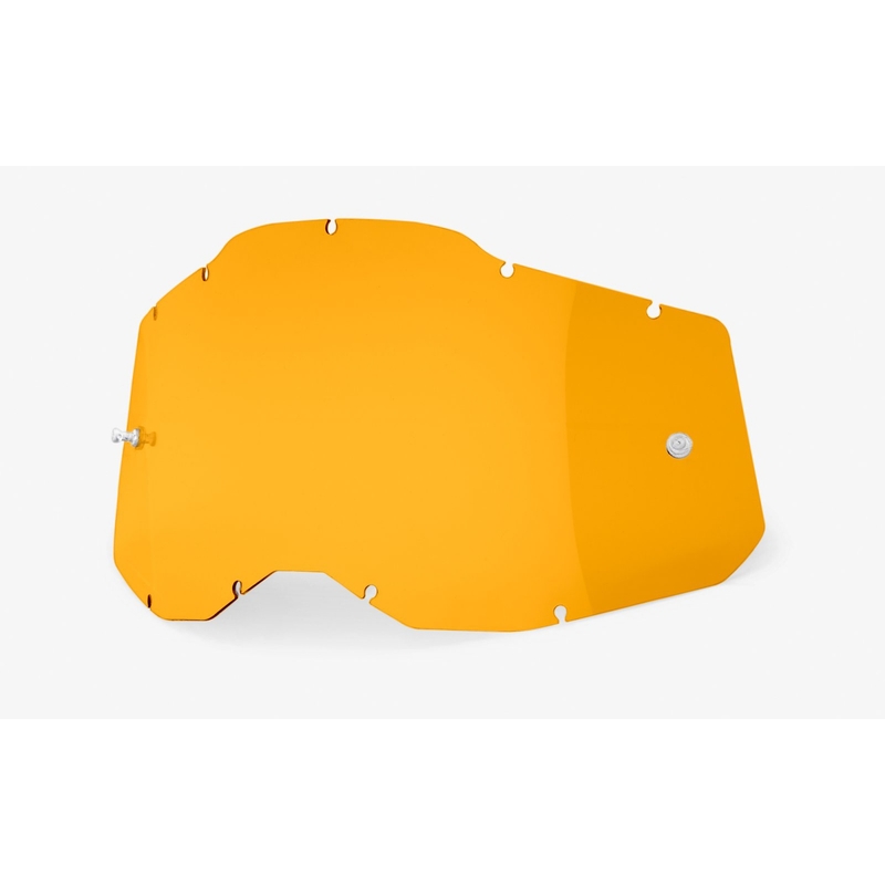 Plexi 100% Racecraft 2/Accuri 2/Strata 2 σκούρο κίτρινο (Anti-fog)