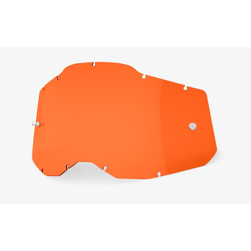Plexi 100% Racecraft 2/Accuri 2/Strata 2 πορτοκαλί (Anti-fog)
