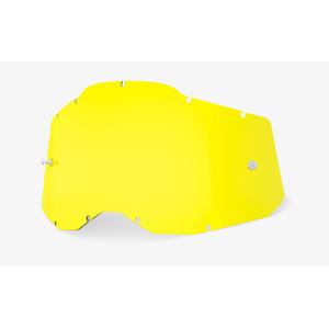 Plexi 100% Racecraft 2/Accuri 2/Strata 2 κίτρινο (Anti-fog)
