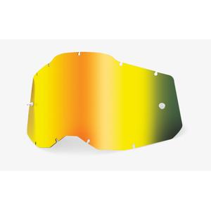 Plexi 100% Racecraft 2/Accuri 2/Strata 2 χρυσός καθρέφτης (Anti-fog)
