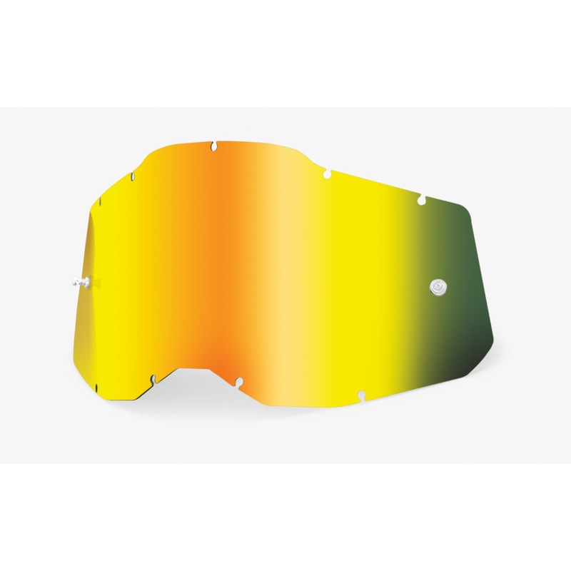 Plexi 100% Racecraft 2/Accuri 2/Strata 2 χρυσός καθρέφτης (Anti-fog)