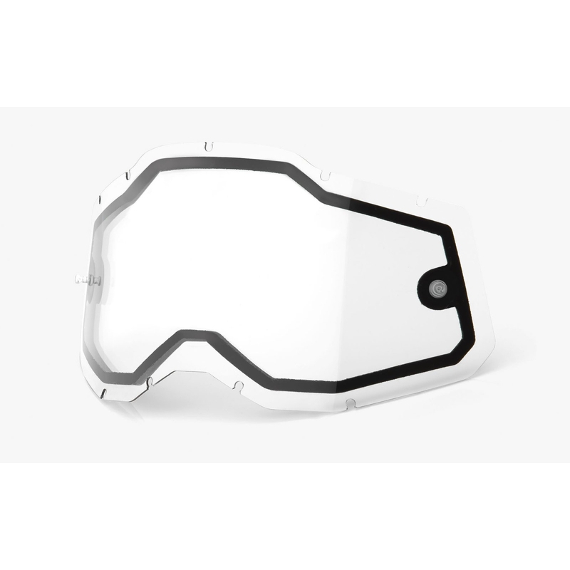 Plexi 100% Racecraft 2/Accuri 2/Strata 2 διπλό διαφανές (Anti-fog)
