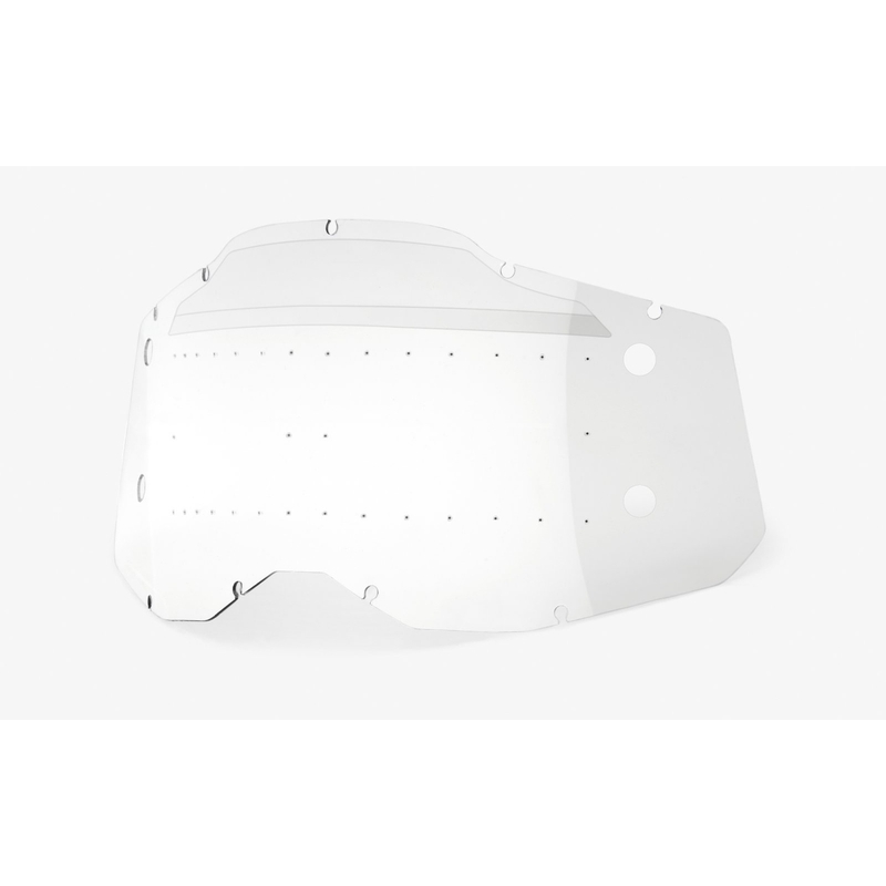 Plexi 100% Forecast Racecraft 2/Accuri 2/Strata 2 διαφανές με καρφίτσα (Anti-fog)