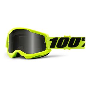 Γυαλιά motocross 100% STRATA 2 fluo κίτρινο (καπνιστό plexi) προσφορά