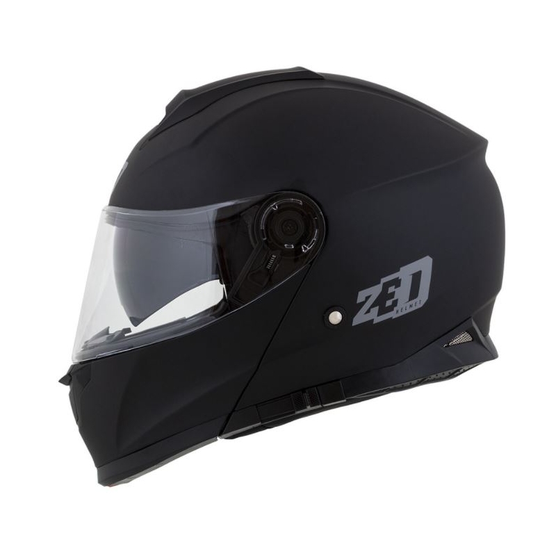 Αναδιπλούμενο κράνος μοτοσικλέτας ZED F18 μαύρο ματ