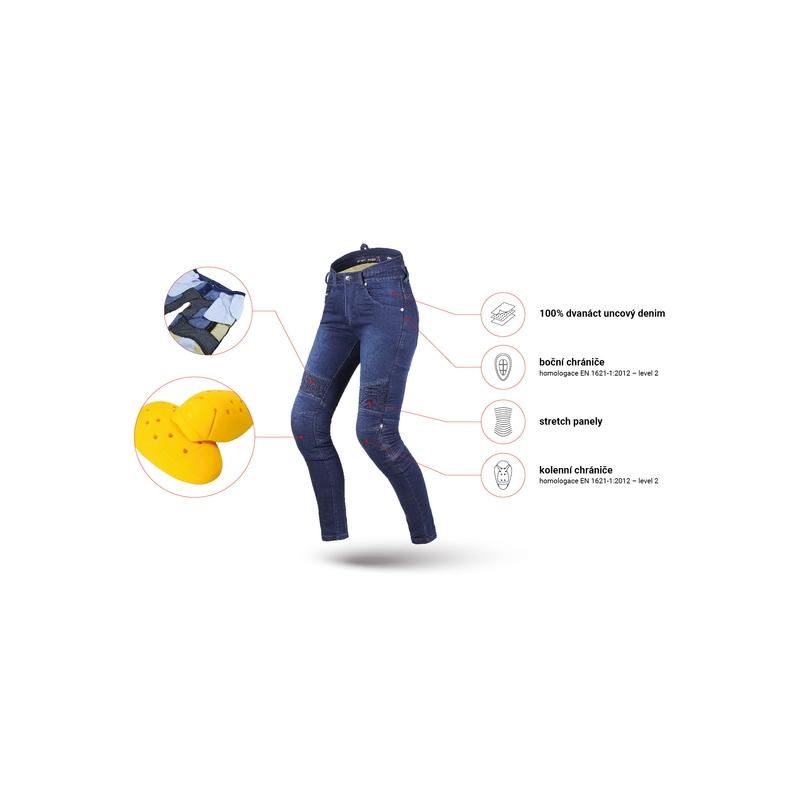 Γυναικείο Street Racer Spike II Slim fit CE μπλε τζιν
