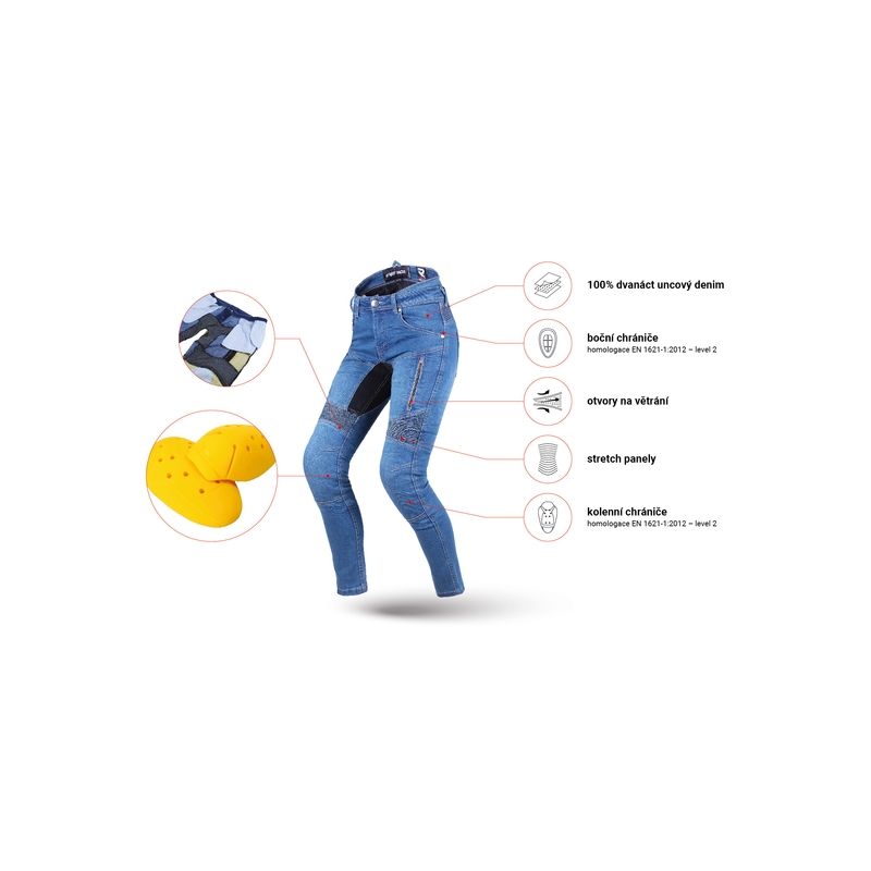 Γυναικεία τζιν Street Racer Stretch II Slim fit CE μπλε