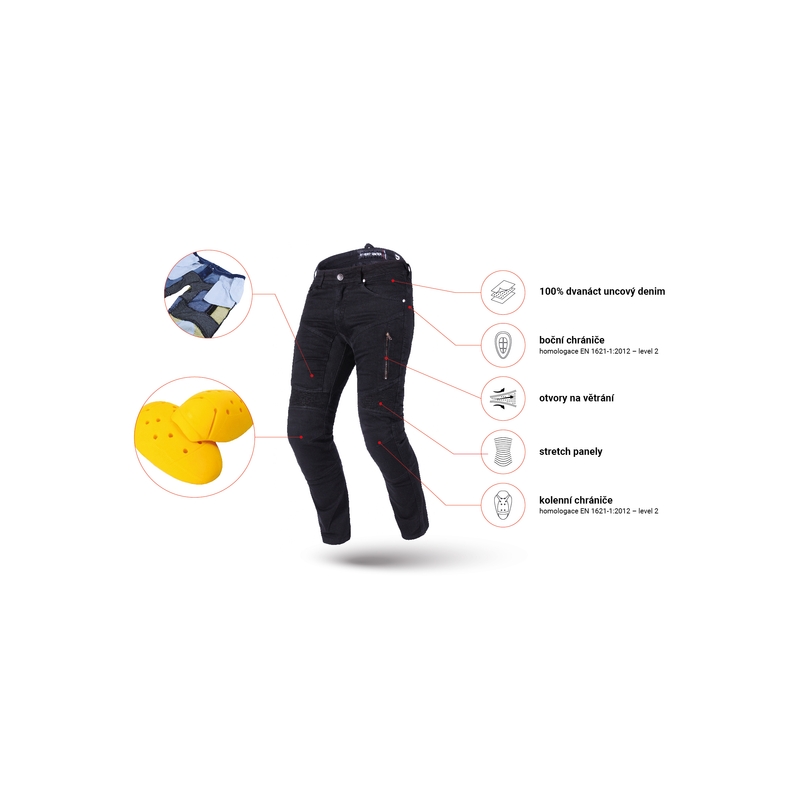 Street Racer Stretch II CE Extended Jeans Μαύρο