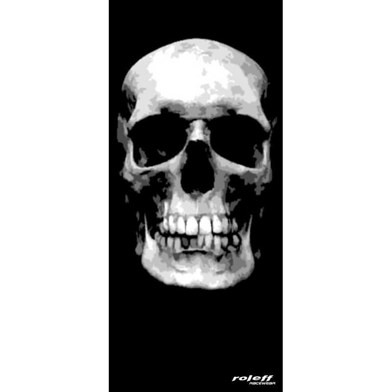 Roleff Big Skull Neck Warmmer μαύρο