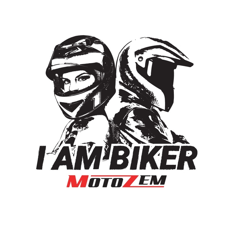 Αυτοκόλλητο MotoZem I Am Biker