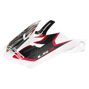 Κάλυμμα κράνους για LS2 PEAK MX456 Πυξίδα λευκό-κόκκινο