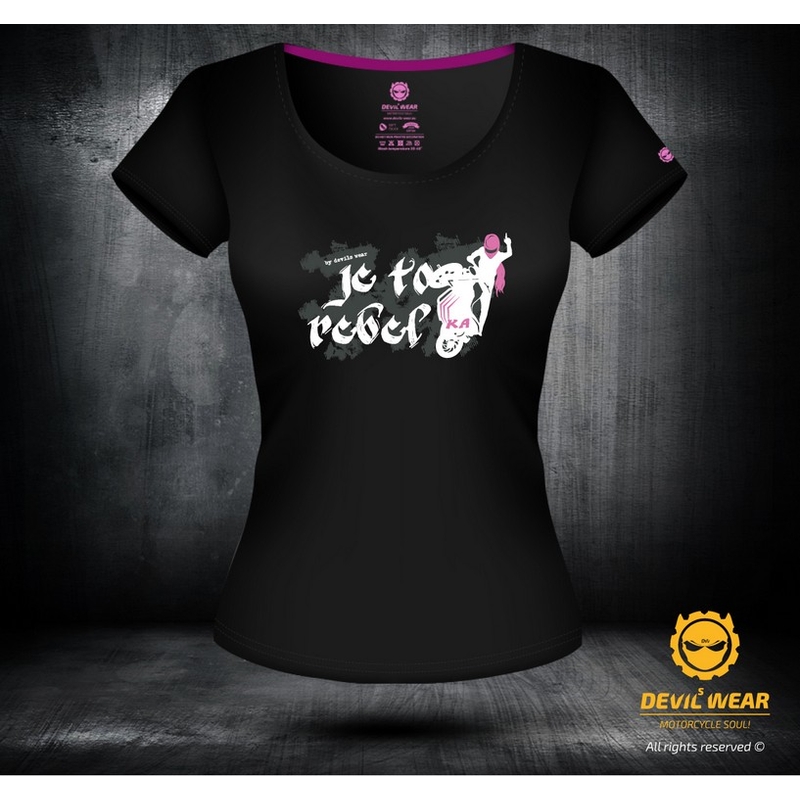 Dámské triko Devils Wear - Je To Rebel-ka
