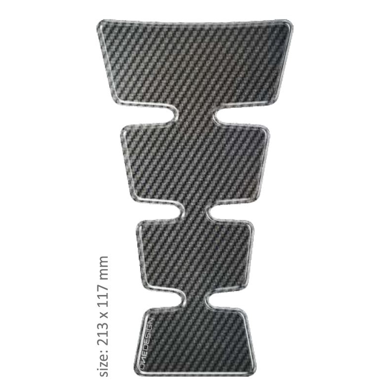 Κάλυμμα δεξαμενής καυσίμου Εκτύπωση - Maxi Gold carbon