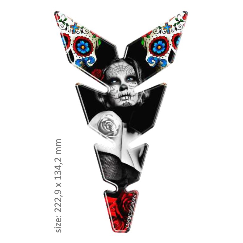 Κάλυμμα ρεζερβουάρ καυσίμου Εκτύπωση - MOON Slim Mexican Tatoo 2