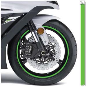 Ανακλαστική ταινία στεφάνης Εκτύπωση fluo green