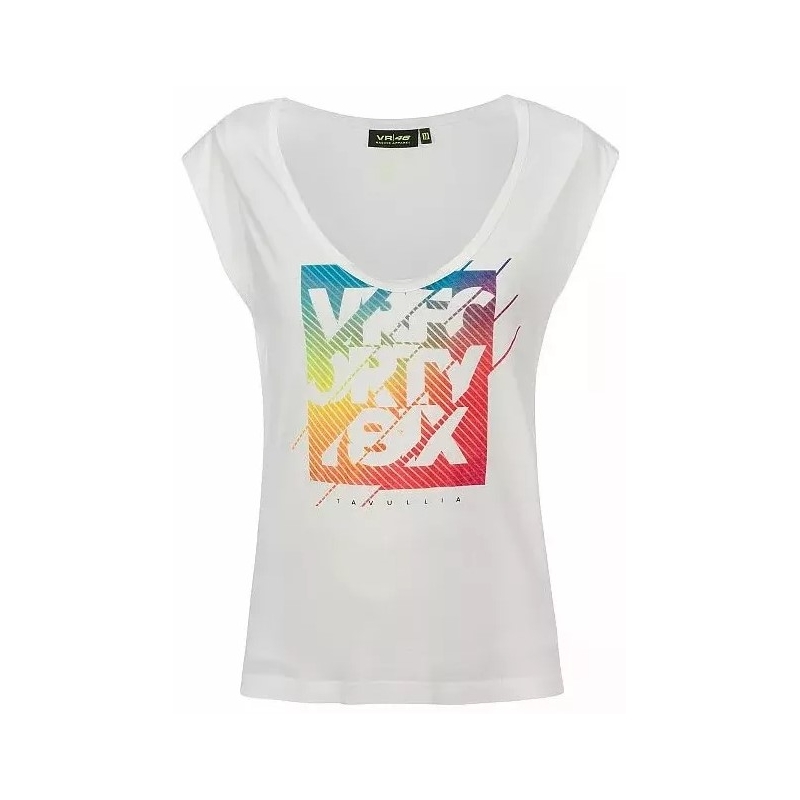 Γυναικείο T-shirt VR46 Valentino Rossi λευκό