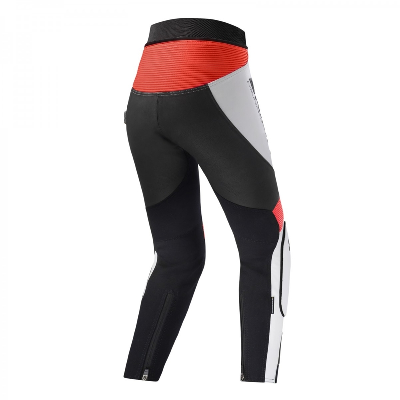 Γυναικείο παντελόνι μοτοσικλέτας Shima Miura 2.0 Black-White-Fluo Red