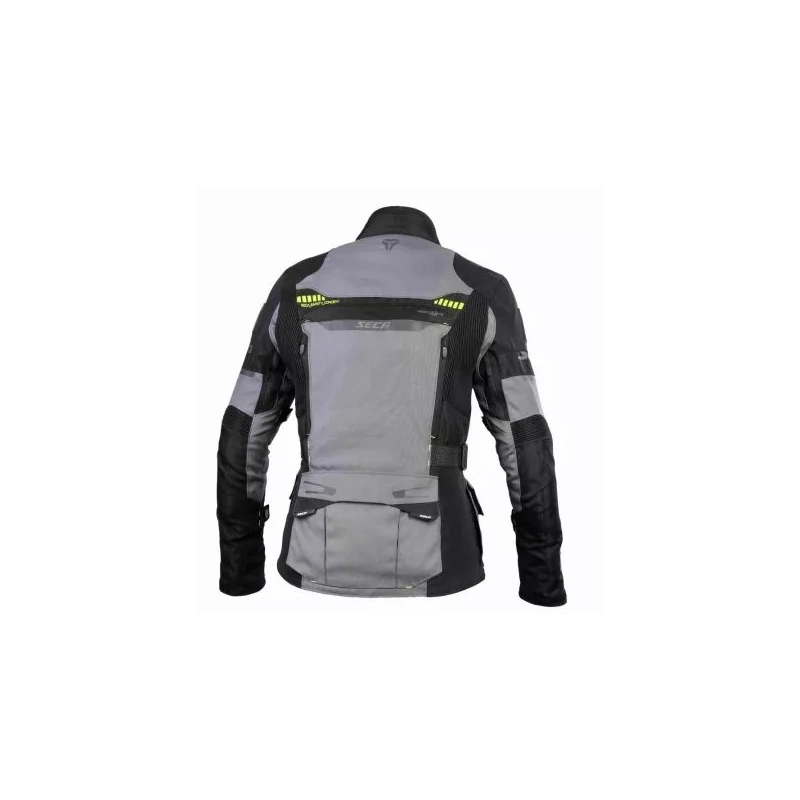 Γυναικείο μπουφάν μοτοσικλέτας SECA Arrakis II γκρι-μαύρο προσφορά