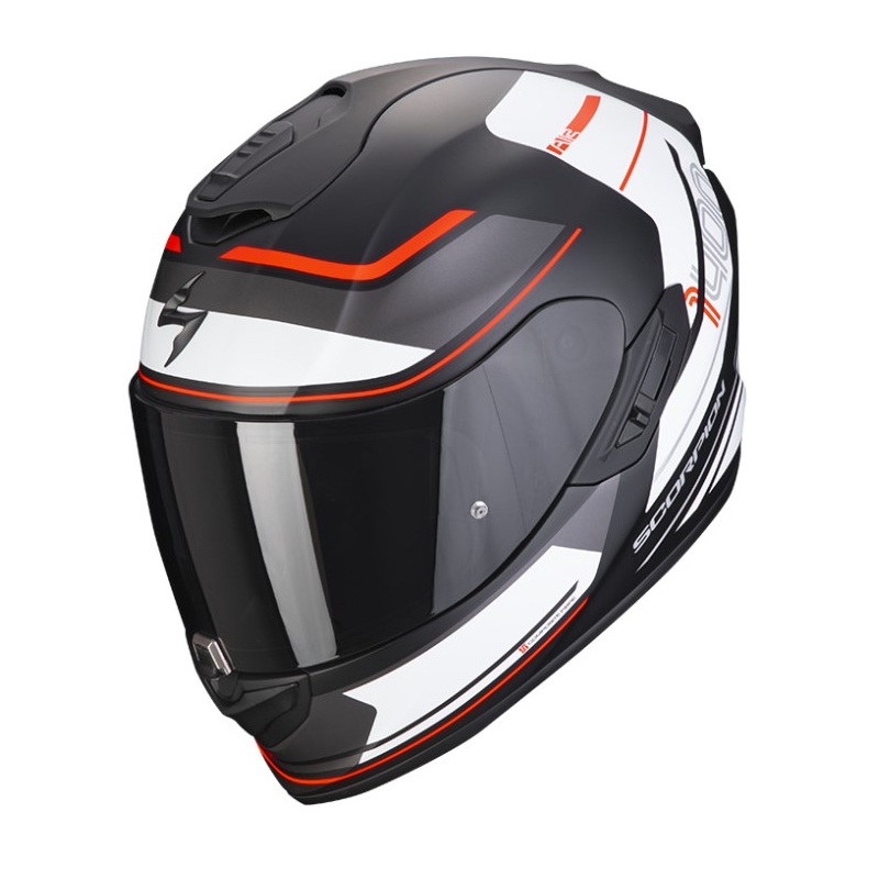 Integrální přilba na motorku SCORPION EXO-1400 AIR VITTORIA matná černo-bílá výprodej