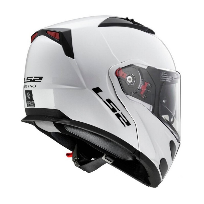 Vyklápěcí moto přilba LS2 FF324 Metro bílá výprodej