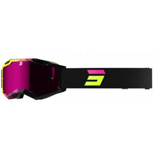 Motokrosové brýle Shot Iris 2.0 Fusion černo-růžovo-fluo žluté výprodej