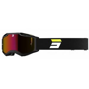 Γυαλιά μοτοκρός Shot Iris 2.0 Tech fluo κίτρινο-λευκό-μαύρο
