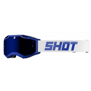Γυαλιά μοτοκρός Shot Iris 2.0 Solid λευκό-μπλε