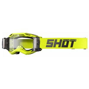 Γυαλιά motocross Shot Iris 2.0 Solid Roll-Off fluo-κίτρινο