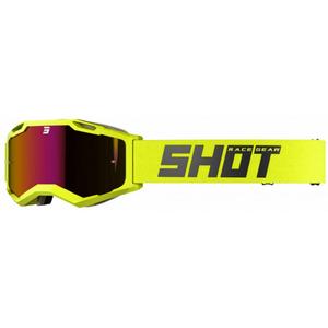 Γυαλιά μοτοκρός Shot Iris 2.0 Solid fluo κίτρινο