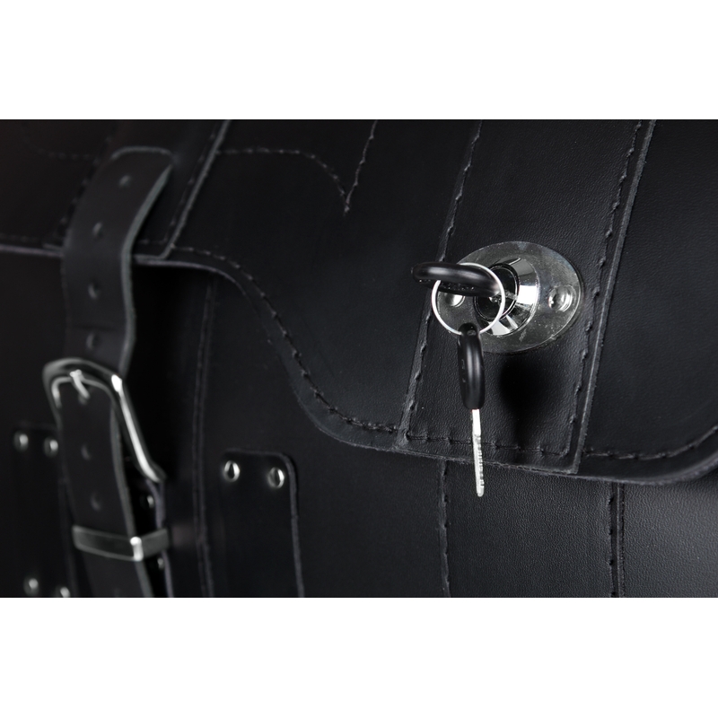 Chopper RSA-16A δερμάτινη θήκη μοτοσικλέτας με κλειδαριά