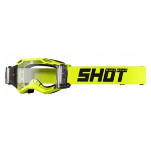 Motokrosové brýle Shot Assault 2.0 Solid Roll-Off fluo žluté
