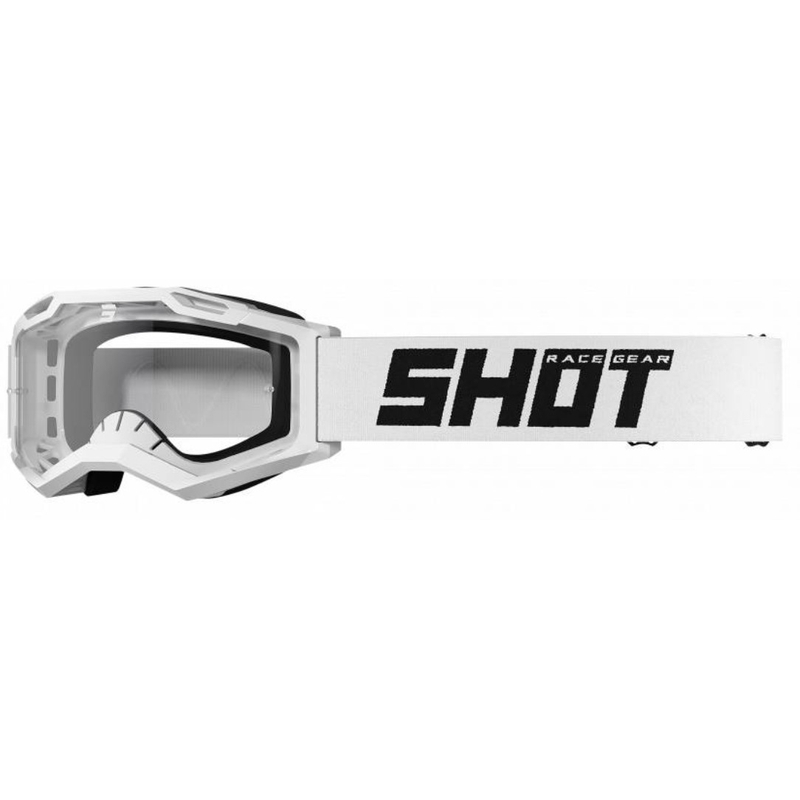 Γυαλιά μοτοκρός Shot Assault 2.0 Στερεό λευκό