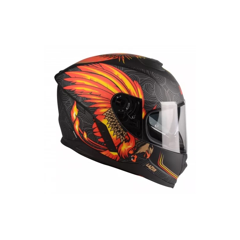 Integrální přilba na motorku Lazer Rafale Evo Phoenix černo-šedo-oranžová
