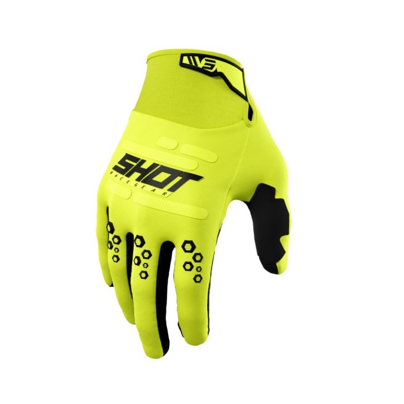 Γάντια Motocross Shot Vision fluo κίτρινο προσφορά