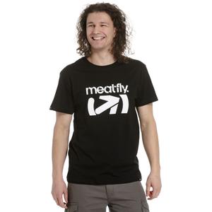Meatfly Podium T-shirt μαύρο και άσπρο προσφορά