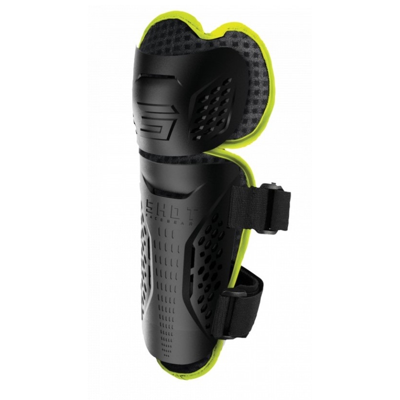 Επιγονατίδες Shot Optimal 2.0 μαύρο-fluo κίτρινο