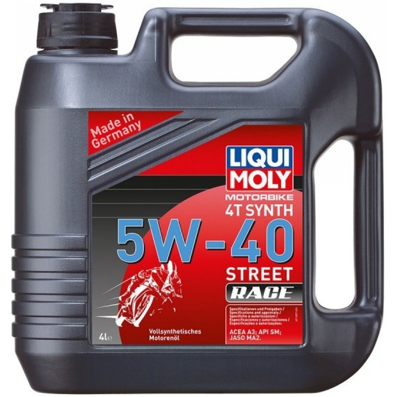 LIQUI MOLY Λάδι κινητήρα 4T Synth 5W40 για αγώνες μοτοσικλέτας 4 λίτρα