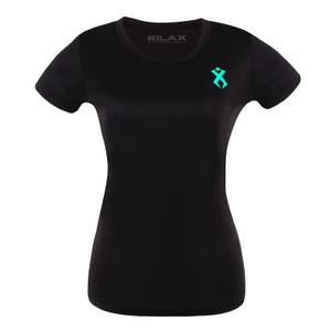 Γυναικείο λειτουργικό T-shirt Rilax Hrama μαύρο