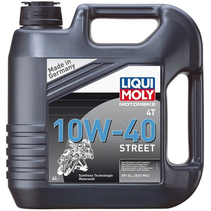 Λάδι κινητήρα LIQUI MOLY Motorbike 4T 10W40 Street 4 l