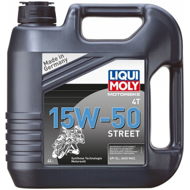 Λάδι κινητήρα LIQUI MOLY Motorbike 4T 15W50 Street 4 l