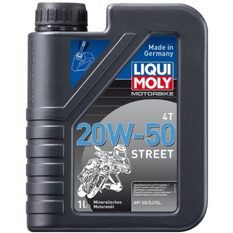Λάδι κινητήρα LIQUI MOLY Motorbike 4T 20W50 Street 1 l