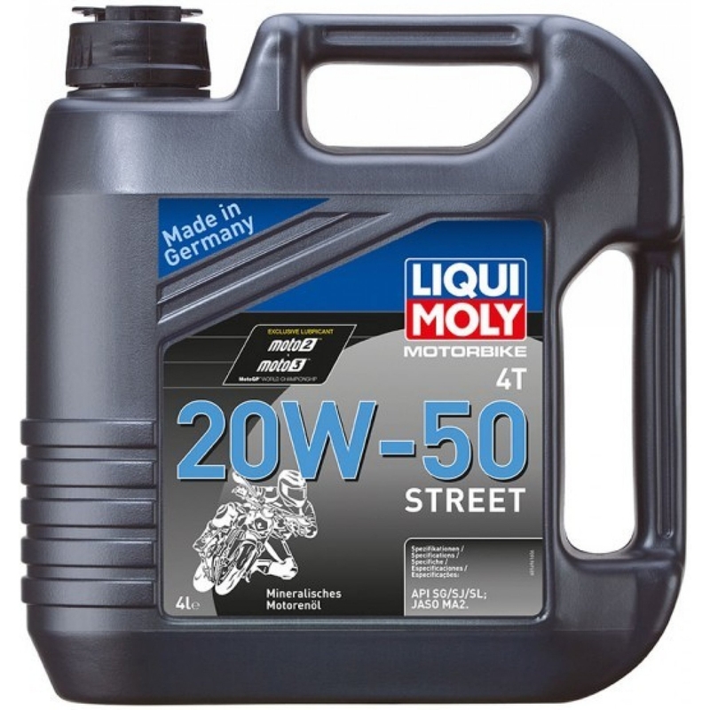 Λάδι κινητήρα LIQUI MOLY Motorbike 4T 20W50 Street 4 l