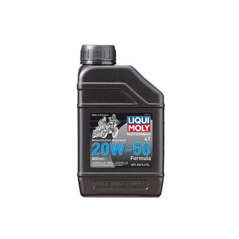 Λάδι κινητήρα LIQUI MOLY Motorbike 4T 20W50 Formula 800 ml