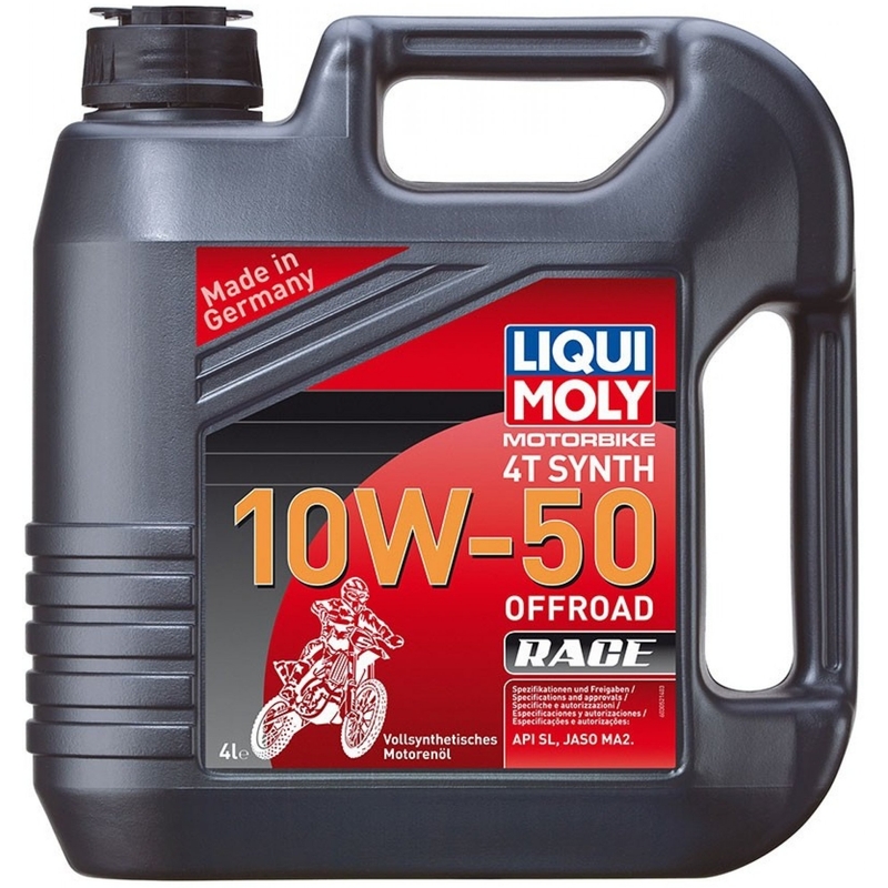 Λάδι κινητήρα LIQUI MOLY Motorbike 4T Synth 10W50 Offroad Race 4 l
