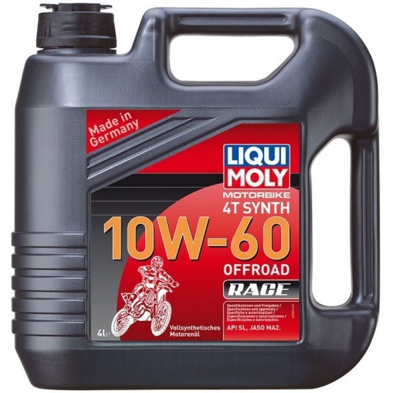 Λάδι κινητήρα LIQUI MOLY Motorbike 4T Synth 10W60 Offroad Race 4 l